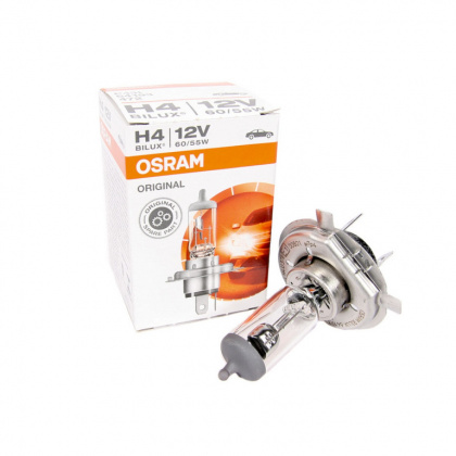 Лампа галогеновая АКГ 12-60-55 H4 Р43 OSRAM ORIGINAL 64193 ближний/дальний свет H4 12V 60/55W P43t