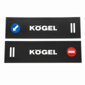 Брызговик длинномер 1200х350мм KOGEL + стрелка/кирпич  из 2х частей LUX  ББ212с