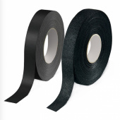 Изолента ХБ черная 25мм(19мм*0,18мм)  Raychman T150PT