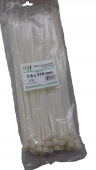 Хомут(стяжка кабельная) пластиковый 370*7.6 (100шт) COFIL БЕЛЫЕ 