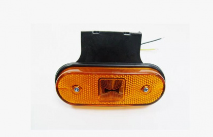 Фонарь габаритный  LED 81-03К (013.3731) жёлтый 4-х диодный с кронштейном 24V арт.МК-IN4381Y