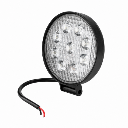 Фара рабочий свет LED S07201018 9диодов 27W КРУГЛАЯ рассеивающий свет  113*25  12/24В SKYWAY