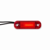 Фонарь габаритный  LED ОГ-40--6LED "ПОЛОСА" КРАСНЫЙ (014.3731-21) 6 диодов,85x25мм 12-24в