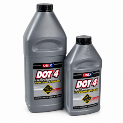 Жидкость тормозная DOT-4 0,91кг Unix  4600169