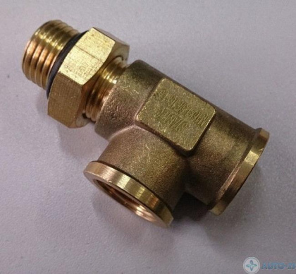 Переходник тройник типа "F" наруж. M22*1.5 внутр. F16*1.5 внутр. F16*1.5  E455M22F16 