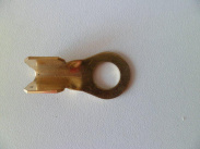 Наконечник провода массы Д10мм b=1.0мм S=10-25мм медь 150A KR-5857