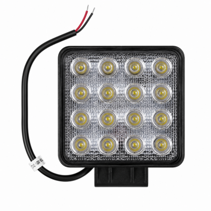 Фара рабочий свет LED S07201016 16диодов 48W  рассеивающий свет  107*50*107  12/24В SKYWAY