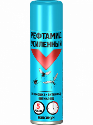 Репеллент "Рефтамид Экстра Максимум" (усиленный) 150 мл, 5 в 1 (5-03.09.106.01) 6-207