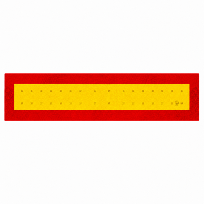 Наклейка ЗНАК "Длинномер" 200*900мм светоотражающая (призма) (AT27780) 1ШТ!  МК-НАК-07