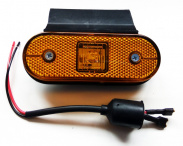 Фонарь габаритный  LED 150.3716-00-2  с кроншт.с провод. ЖЕЛТЫЙ SCHMITZ 212000035