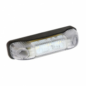 Фонарь габаритный  LED ОГ-41 БЕЛЫЙ (ан.FT-013) 12/24В 80мм*18мм расстояние по креплению 65мм