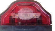 Фонарь освещения номера LED "волна" КРАСНЫЙ (AT22250) Interplas арт.2332RLED
