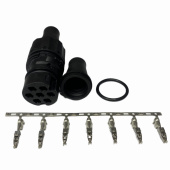 Разъем фонаря тип KRONE Socket (обратка) 9XX340883001 с проводами (7pin EasyConn) ТАС-680050 
