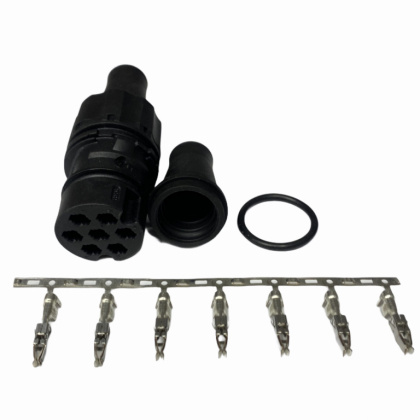 Разъем фонаря тип KRONE Socket (обратка) 9XX340883001 с проводами (7pin EasyConn) ТАС-680050 