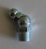 Пресс-масленка угловая Д 8*1*45 Н2 DIN 71412