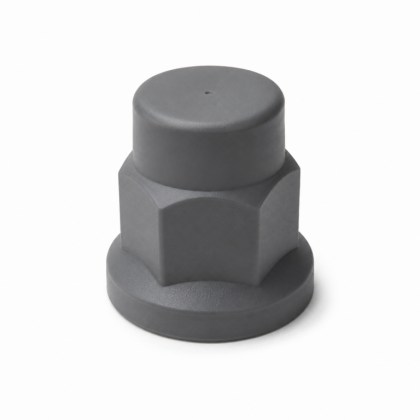 Колпачок на гайку колеса 33мм СЕРЫЙ высокий арт.ТН-2