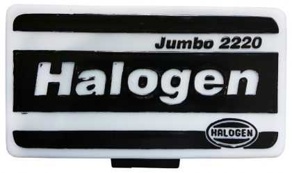Фара противотуманная HALOGEN 2220 BB01.A020002 (TD01-50-050AW) белая прямоуг. гладкое стекло, с крыш