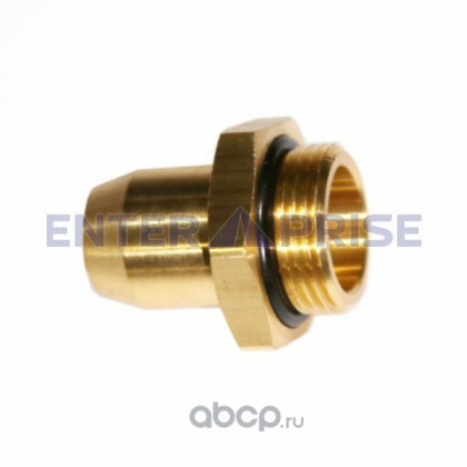 Переходник фитинг латунь  автомат. многоразовый M22x1,5xD10*1 штуцер резьба трубка ORP4159