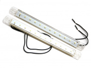 Фонарь габаритный  LED 015.3731-05 БЕЛЫЙ "линейка slim" 12-24в