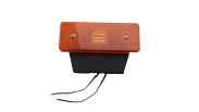 Фонарь габаритный  LED EURO (0214) ЖЕЛТЫЙ c кронштейном 110*40 24B (112222) арт.IN2327Y