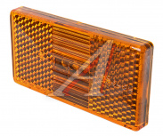 Фонарь габаритный  LED 50.3731-08 ЖЕЛТЫЙ 12-24V 102*52мм (2 контакта) (ан 016.3731) овальный разъем 