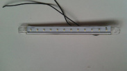 Фонарь габаритный  LED 015.3731-05 БЕЛЫЙ "линейка slim" 12-24в