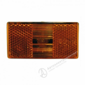 Фонарь габаритный  LED 50.3731-02 ЖЕЛТЫЙ 12-24V 102*52мм (2 контакта) разъем прямоугольный 282189-01