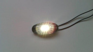 Фонарь габаритный  LED 008.3731-02 БЕЛЫЙ "паутинка" 12-24В