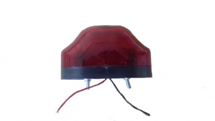 Фонарь освещения номера LED "волна" КРАСНЫЙ (AT22250) Interplas арт.2332RLED