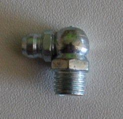Пресс-масленка угловая Д 8*1*90 Н3 DIN 71412