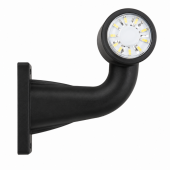 Фонарь габаритный  LED E206 (ОГ-36М-17-18) LED СОЛНЫШКО 12-24В. вынос 140мм, под 2 или 4-болта