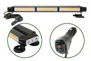 Маяк панель светодиодная 10-30 V (4-х сторонняя, 7режим., 39W, COB/LED, L=535мм, в прик) AT14343