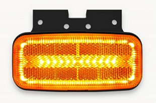Фонарь габаритный  LED 155 желтый 36 диодов с функцией указателя поворота 24В