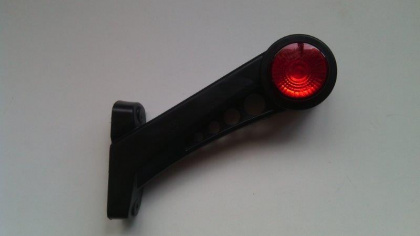 Фонарь габаритный  LED 001/0011.3731-12 2цвета, вынос 180мм 12-24в (выписывать кратно 2м штукам)