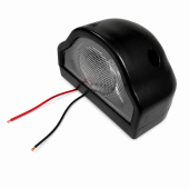 Фонарь освещения номера LED "волна" ЧЕРНЫЙ Interplas 2332BLED
