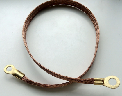 Провод массы 60см медная коcа S=25