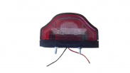 Фонарь освещения номера LED "волна" КРАСНЫЙ (AT22250) Interplas арт.2332RLED